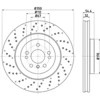 TEXTAR 92254405 Bremsscheiben 2 Stück vorne MERCEDES-BENZ