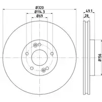 TEXTAR 92281803 Bremsscheiben 2 Stück vorne HYUNDAI