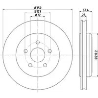 TEXTAR 92282003 Bremsscheiben 2 Stück hinten JEEP