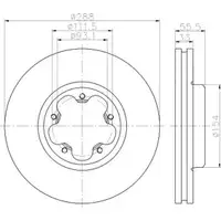 TEXTAR 93260603 Bremsscheiben 2 Stück vorne FORD