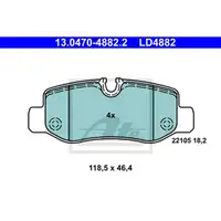 ATE 13.0470-4882.2 Ceramic Belagsatz