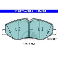 ATE 13.0470-4884.2 Ceramic Belagsatz