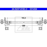 ATE 24.5237-0183.3 Bremsschlauch