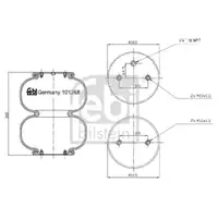 FEBI BILSTEIN 101268 Luftfederbalg