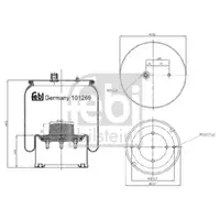 FEBI BILSTEIN 101269 Luftfederbalg