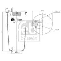 FEBI BILSTEIN 101301 Luftfederbalg