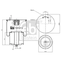 FEBI BILSTEIN 101313 Luftfederbalg