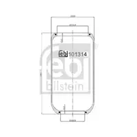 FEBI BILSTEIN 101314 Luftfederbalg