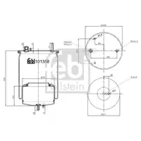 FEBI BILSTEIN 101358 Luftfederbalg