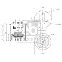 FEBI BILSTEIN 102721 Luftfederbalg