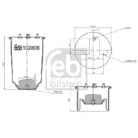 FEBI BILSTEIN 102808 Luftfederbalg