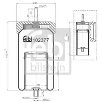 FEBI BILSTEIN 102377 Luftfederbalg