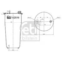FEBI BILSTEIN 102516 Luftfederbalg