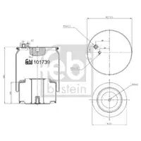 FEBI BILSTEIN 101739 Luftfederbalg
