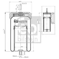 FEBI BILSTEIN 102378 Luftfederbalg