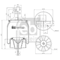 FEBI BILSTEIN 101722 Luftfederbalg