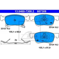 ATE 13.0460-7308.2 Belagsatz