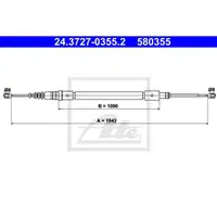 ATE 24.3727-0355.2 Bremsseil