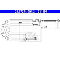 ATE 24.3727-1094.2 Bremsseil