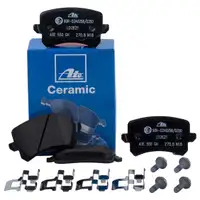ATE Bremsenset Scheiben Ø310 Beläge Ceramic hinten VW Passat CC Skoda Octavia