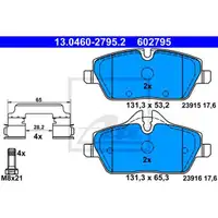 ATE 13.0460-2795.2 Belagsatz