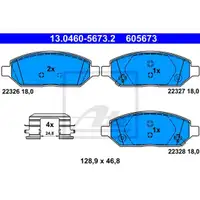 ATE 13.0460-5673.2 Belagsatz