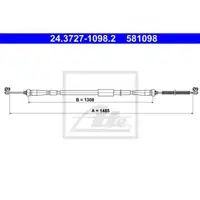 ATE 24.3727-1098.2 Bremsseil