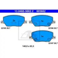 ATE 13.0460-5662.2 Belagsatz