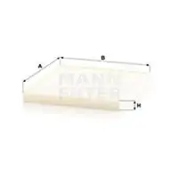 MANN-FILTER CU 24 008 Innenraumluftfilter