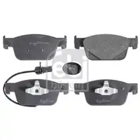 FEBI BILSTEIN 16962 Bremsbelagsatz für AUDI