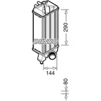 Ladeluftkühler Denso DIT09116 für Fiat