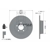 TEXTAR 92292003 Bremsscheiben 2 Stück hinten für AUDI