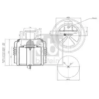 FEBI BILSTEIN 102551 Luftfederbalg für VOLVO