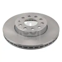 FEBI BILSTEIN 104507 Bremsscheiben 2 Stück vorn für VW