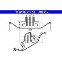 ATE Gehaeusehaltefeder 11.8116-0137.1