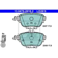 ATE Ceramic Belagsatz 13.0470-2616.2