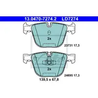ATE 13.0470-7274.2 Ceramic Belagsatz
