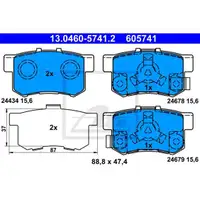 ATE 13.0460-5741.2 Belagsatz