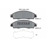 TEXTAR 2243901 PKW SBB für NISSAN, RENAULT