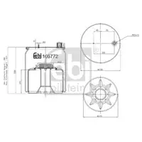 FEBI BILSTEIN 106772 Luftfederbalg