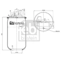 FEBI BILSTEIN 107810 Luftfederbalg