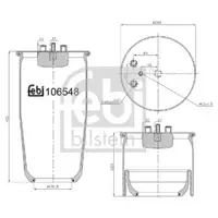 FEBI BILSTEIN 106548 Luftfederbalg