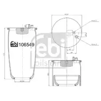 FEBI BILSTEIN 106549 Luftfederbalg