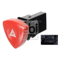 Warnblinkschalter Febi Bilstein 107792 Febi Plus für Nissan für Opel für Renault