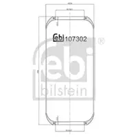 FEBI BILSTEIN 107302 Luftfederbalg für IVECO