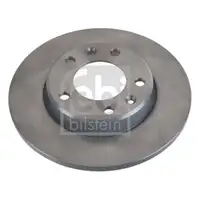 FEBI BILSTEIN Bremsscheiben 2 Stück hinten z. Bsp. für PEUGEOT