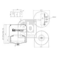 FEBI BILSTEIN 108032 Luftfederbalg