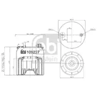 FEBI BILSTEIN 109227 Luftfederbalg