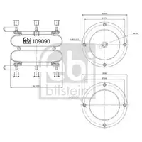 FEBI BILSTEIN 109090 Luftfederbalg