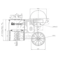 FEBI BILSTEIN 109087 Luftfederbalg für IVECO